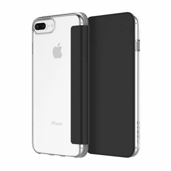 Incipio Wallet Card Folio Case Cover For iPhone 8 Plus & 7 Plus - Black/Clear - Image 2 of 4