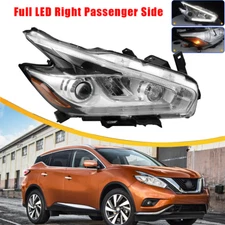 Right Passenger Side Full LED Headlight Headlamp For Nissan Murano 2015-2018 RH