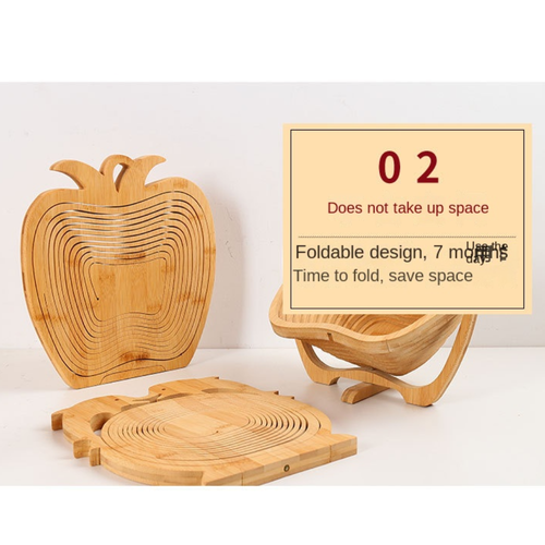 Creative Food Storage Basket Collapsible Fruit Bowl New Foldable Fruit Basket - Picture 4 of 17