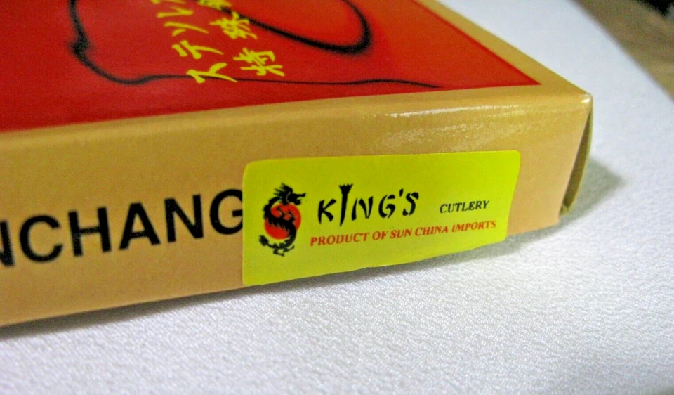 Китайский нож Cleaver/Chefs, нержавеющая сталь, накладной монтаж, очень острый-СОВЕРШЕННО НОВЫЙ c - Изображение 4 из 4