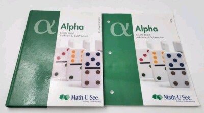 Math U See Alpha Instruction Manual + Tests Single-Digit Addition & Subtraction