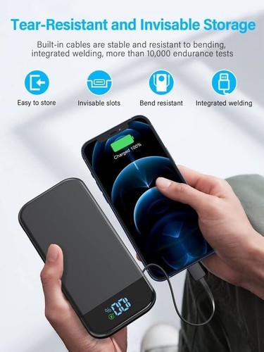 Safe Speed Portable Charger Power Bank 22.5W QC PD3.0 for iOS Android BOX OPENED - 第 9/10 張圖片