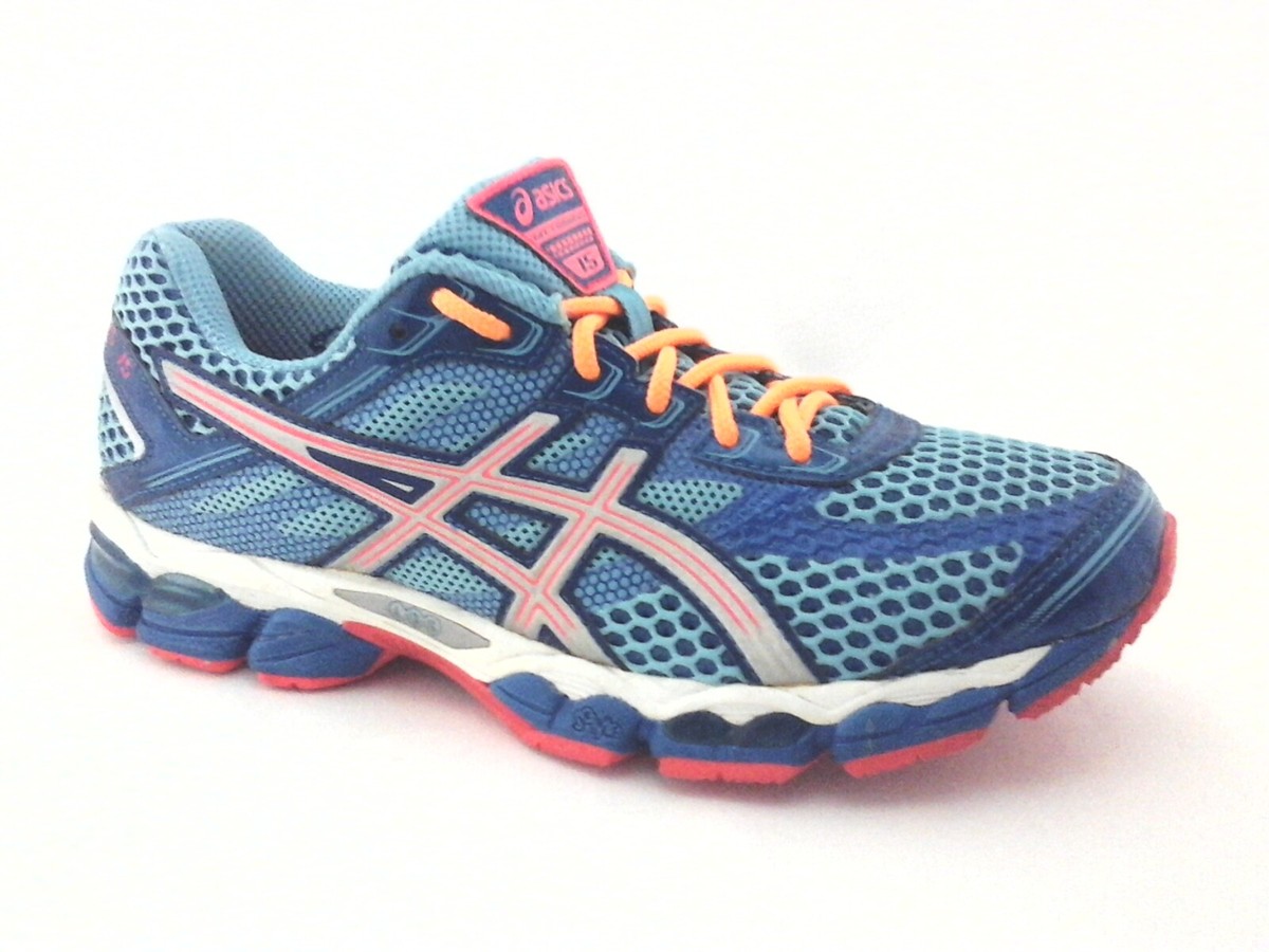 ASICS Shoes Gel Cumulus 15 Blue Orange T3C5N Women's US EU
