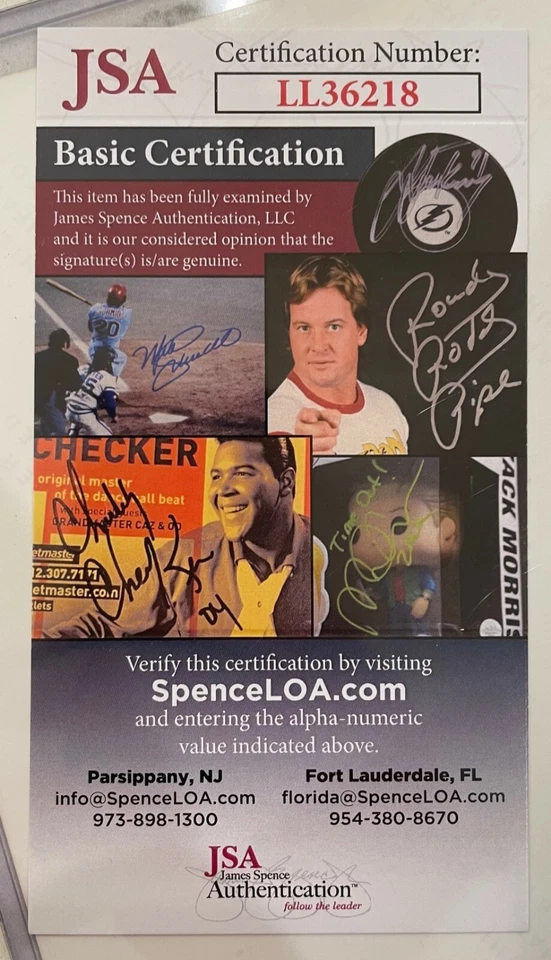 eddie murray 8x10 auto jsa baltimore orioles - Image 3 of 3