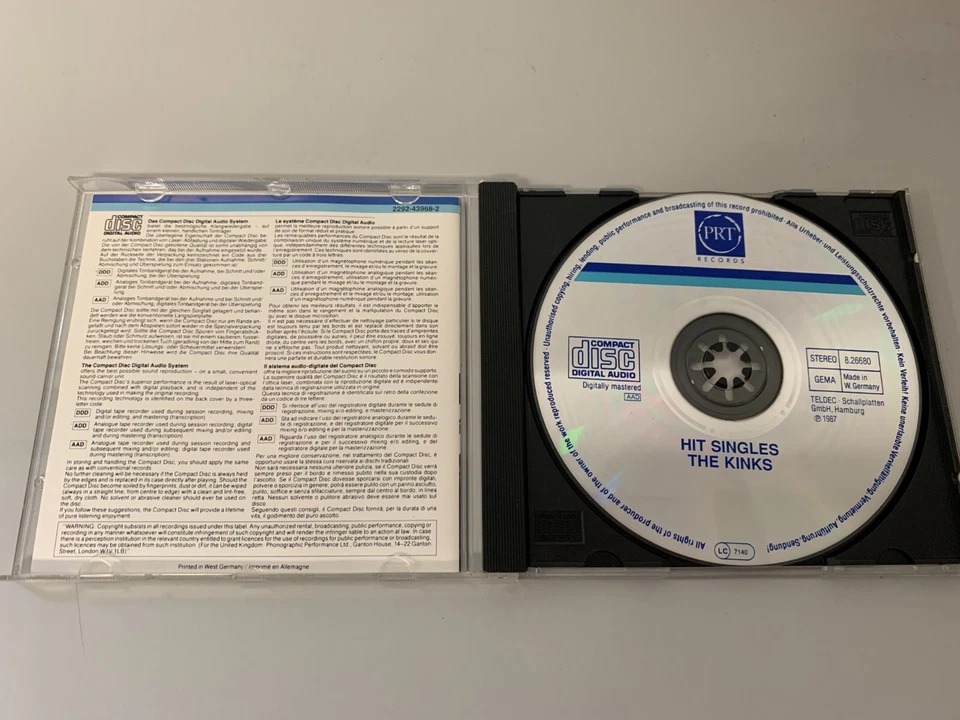 The Kinks – Hit Singles - CD © 1987 - You Really Got Me, Lola.. - Bild 2 von 3