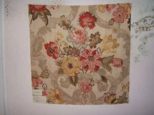 Lee Jofa, Kirby Print, Floral Fabric Remnants, Various Colors and Sizes