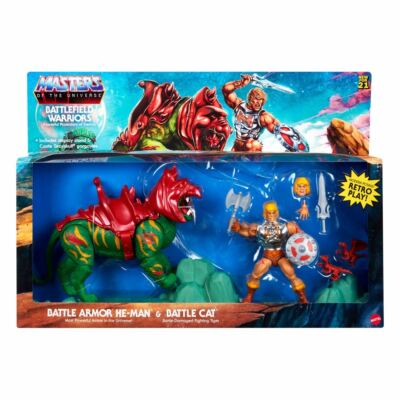 He-Man Battlefield Warriors 2-Pack Masters Of The Universe Origins Figur Mattel
