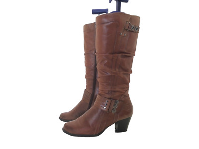 Marco Tozzi ladies boots ankle boots brown size 40 (UK 6.5)