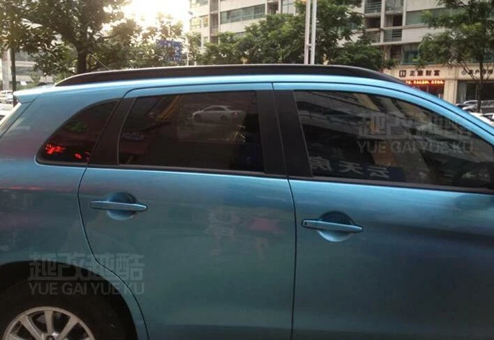 Barras portaequipajes de techo negras para RVR 13-19 Mitsubishi Outlander Sport ASX Foto 4 de 4