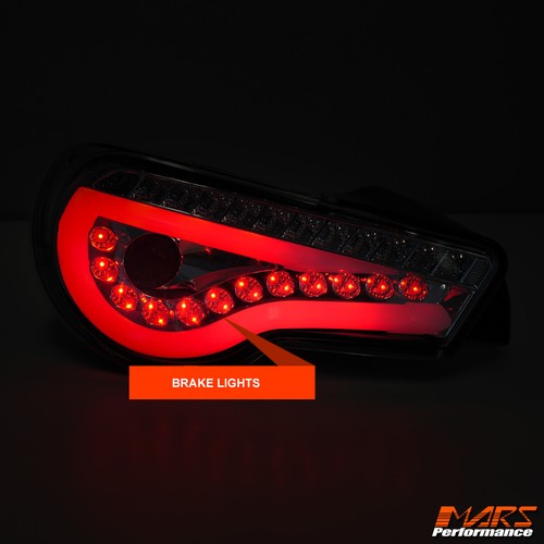 Crystal Full LED Tail lights for Toyota 86 ZN6 GT GTS & Subaru BRZ ZC6 - Picture 5 of 9
