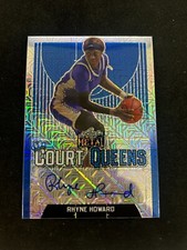 RHYNE HOWARD 2022 Leaf Metal Court Queens Blue Mojo AUTO 18/20 ATLANTA DREAM
