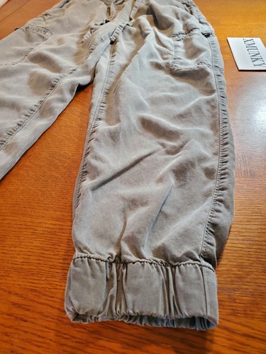 Aerie Pantalone Joggers Donna Medium Chambray Elasticizzato Felpa Grigio Nero - Foto 3 di 16
