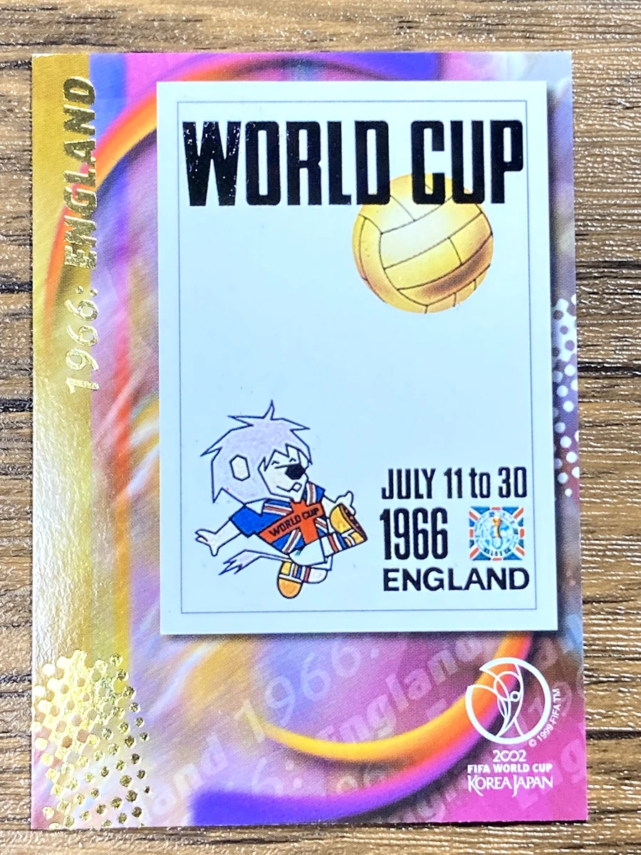 外国切手希少1966年イングランド　サッカーワールドカップ優勝 記念切手　シート FIFA World Cup Soccer England 1966 Season Sports Trading Cards