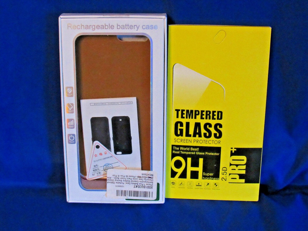 External Battery Case 7500mAh Power Bank iPhone 7Plus, Compatible