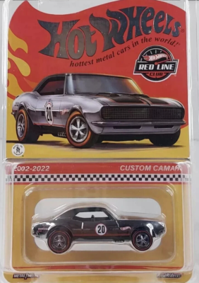 A6 1/64 Hot Wheels Collectors RLC EXCLUSIVE CUSTOM CAMARO 20th