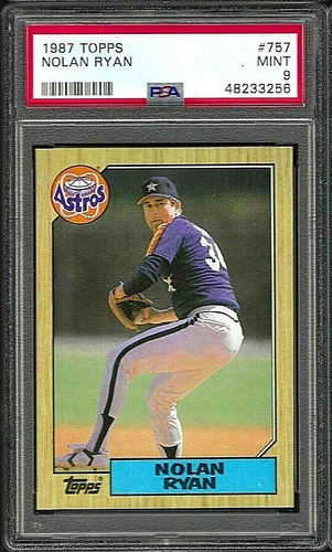 1987 Topps Nolan Ryan # 757 PSA 9 Mint