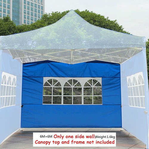 6× 6M Zelt Seitenwand Pavillon Festzelt Baldachin Party Sonnenschirm Wasserdicht - Picture 16 of 16