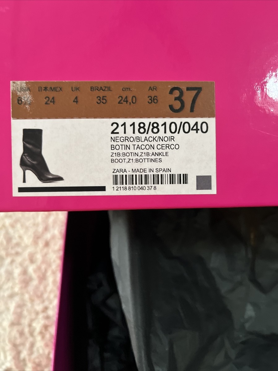 Zara Black Leather Boots 6.5 /37 NEW FW 21/22 $169 SPECIAL Zara Black Leather Boots 6.5 /37 NEW FW 21/22 $169 SPECIAL