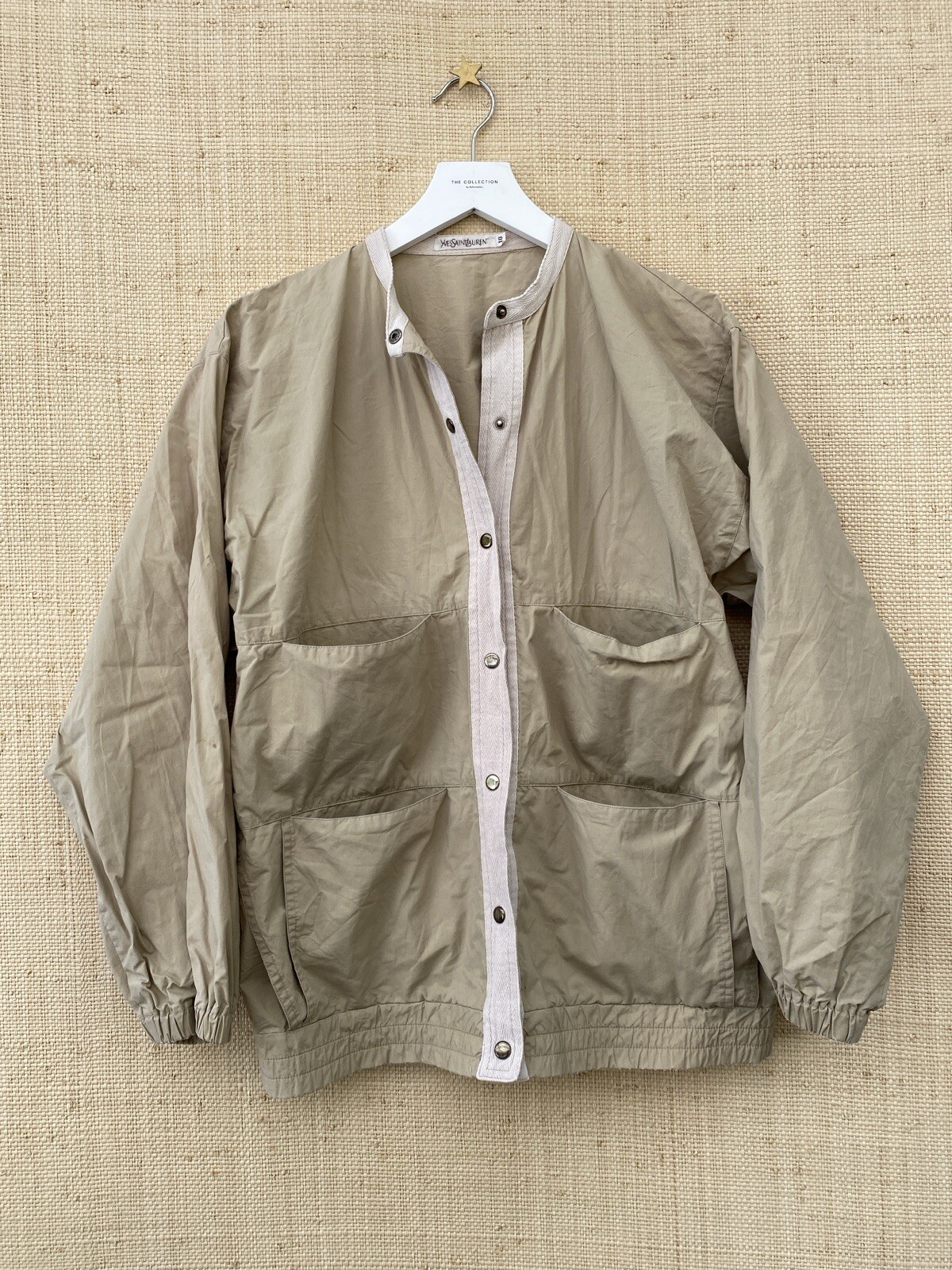 Giacca safari vintage anni 70 Yves Saint Laurent taglia 10 giacca fotografo YSL