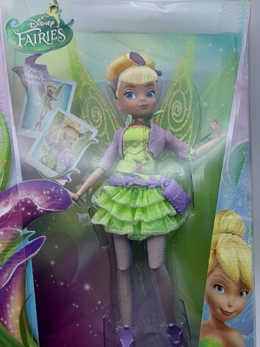 CLEARANCE  Disney Fairies Stylin' Tink Doll - In Box - 2014 Jakks Pacific + Bag - Picture 2 of 10