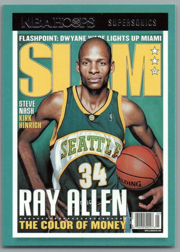 2021-22 Hoops SLAM #7 Ray Allen - NM-MT 