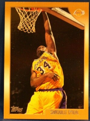 1998-99 Topps SHAQUILLE O'NEAL Basketball Card #175 | eBay