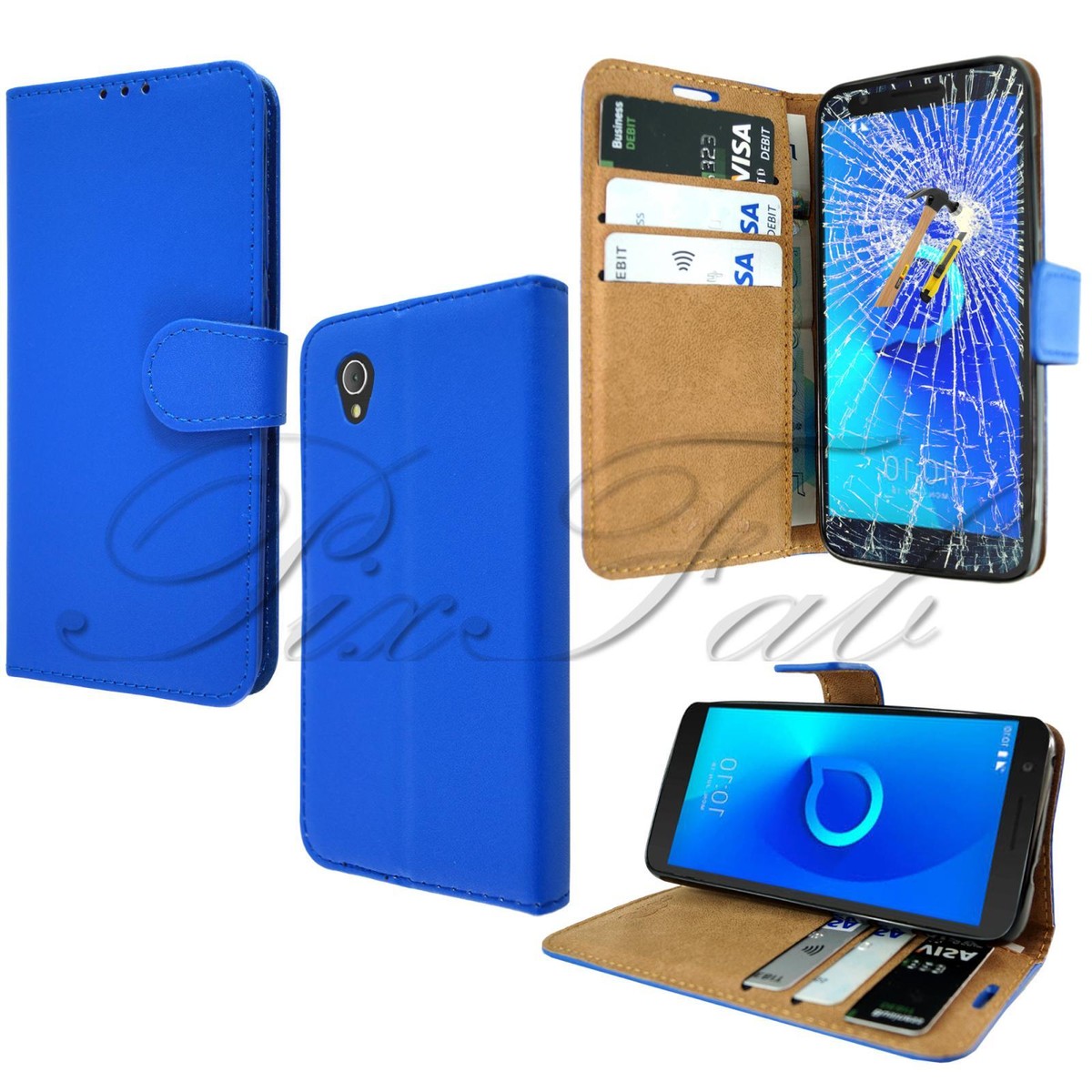 Custodia A Sacchetto Large In Pelle Morbida Per Cellulari Rosa - Foto 2