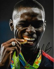 USA United States Kerron Clement Autographed Signed 8x10 Photo COA C