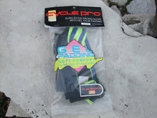 Vintage Cycle Pro Mountain Bike 3/4 Finger gloves, Gel Palm Padding Extra Small