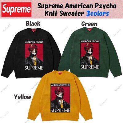 Supreme American Psycho Sweater Black XL