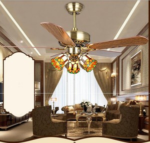 D83 3 Lights Dining Living Room 5 Blade Ceiling Fan Light Lamp