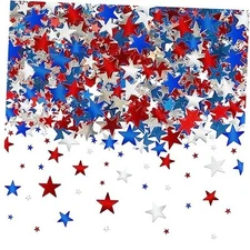 KatchOn, 4th July Star Confetti for Table - Pack of 15g | 4th of July Confetti 