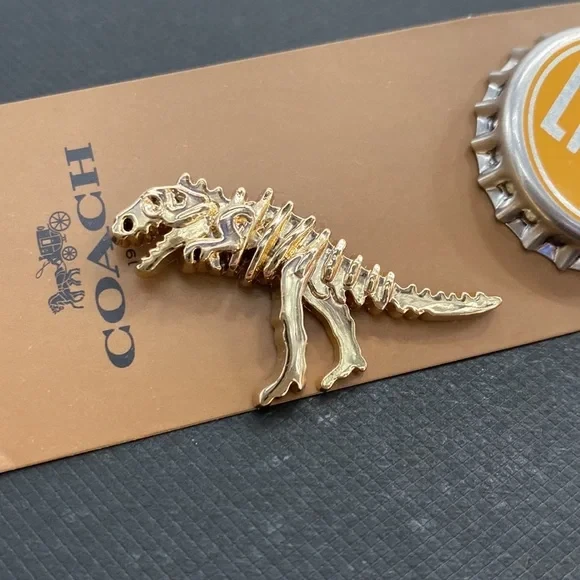 Coach Tearose Pearl Rexy Bottlecap Collectible Pins RARE - Image 4 of 4
