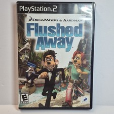 Flushed Away PS2 PlayStation 2 Case & Game Disc Tested Working No Manual