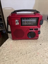 Grundig FR-200 Emergency Radio SW/AM/FM Crank Generator Or Battery Working 