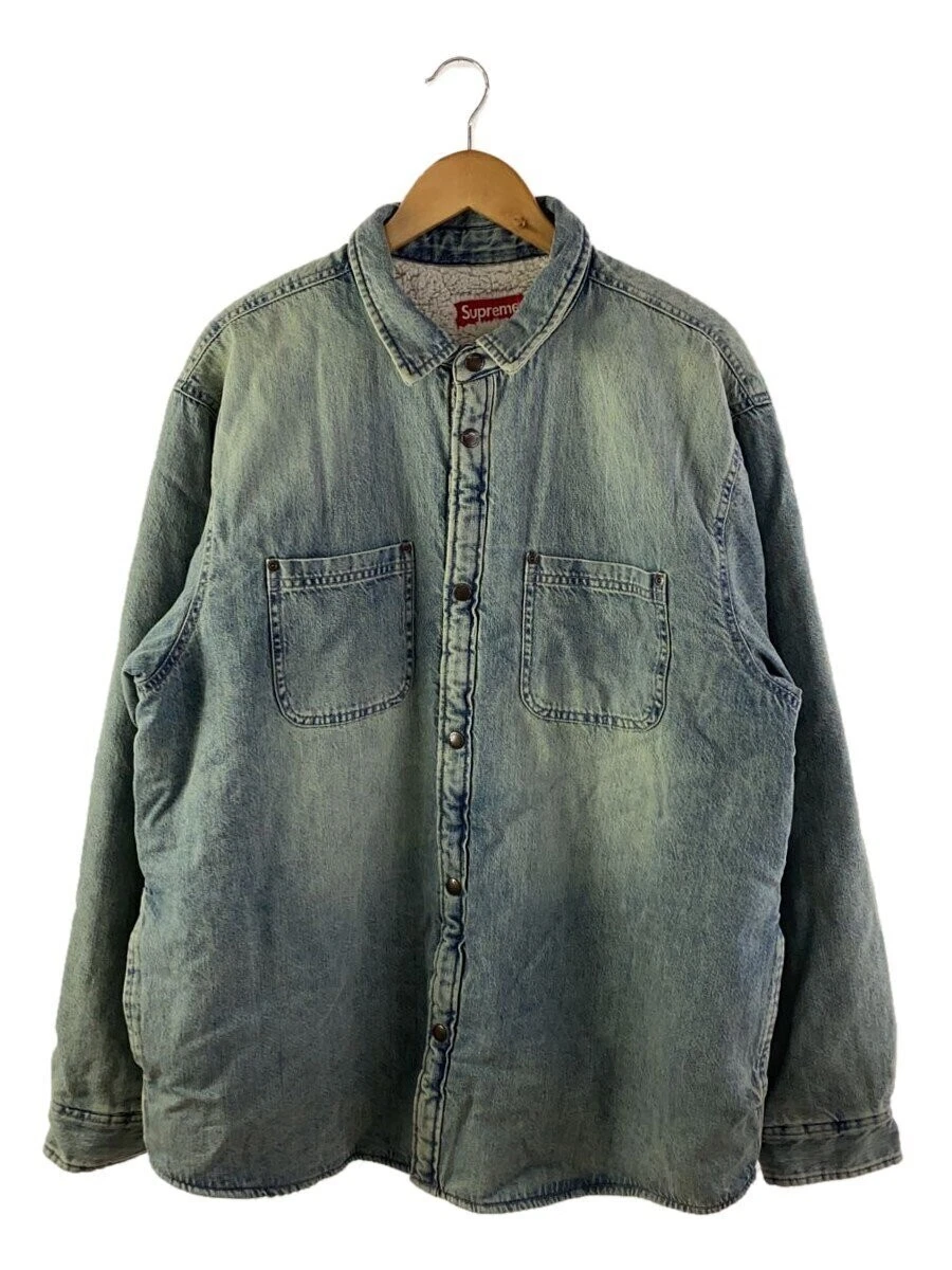 Supreme 24AW / veste chemise de travail doublée art Shearling / XL / coton / Idg Used