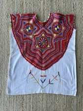 Vintage Embroidered Guatemalan Huipil Dress from San Mateo Ixtatan