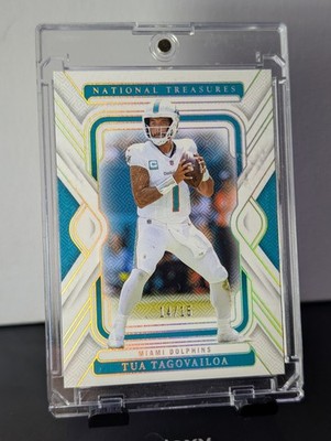 2024 National Treasures Tua Tagovailoa /15 Dolphins #61 Low Numbered