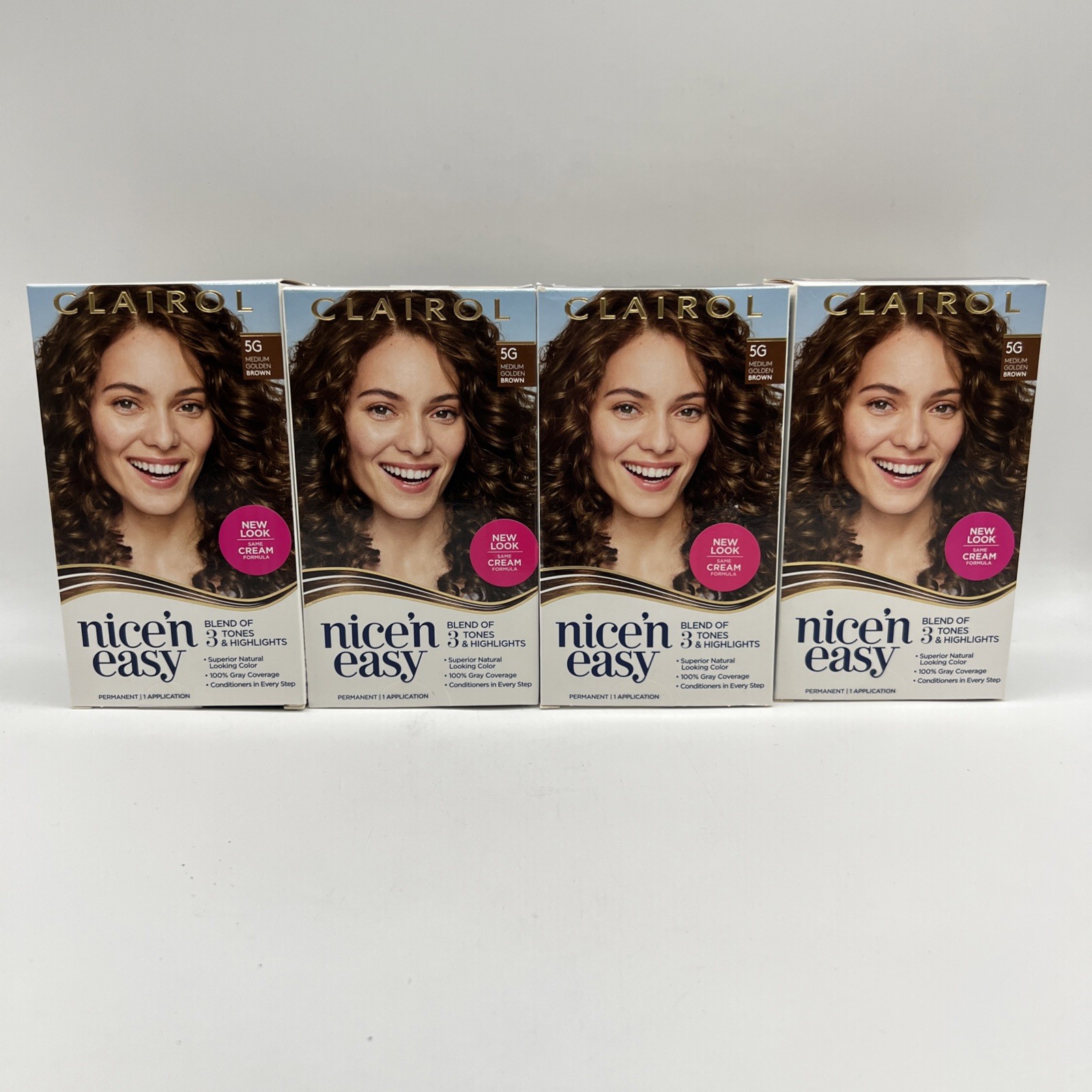 Clairol Nice'n Easy Permanent Hair Color, 5G Medium Golden B