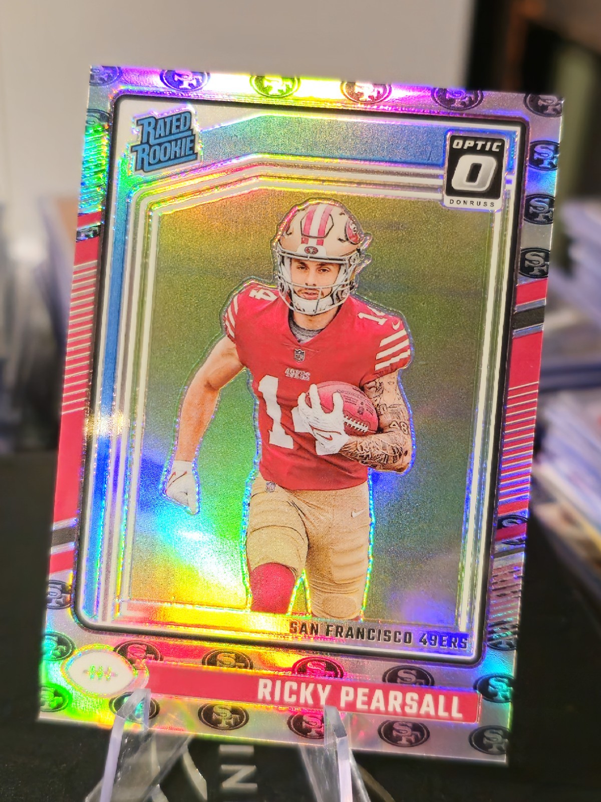 2024 Panini Donruss Optic 49ers Logo #284 Ricky Pearsall RC #21/32 🔥49ers
