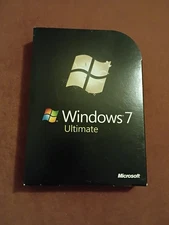 Microsoft Windows 7 Ultimate 32 & 64 Bit DVDs Genuine MS WIN Full Retail Box Key