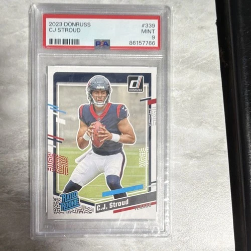 Panini Donruss 2023 Rated Rookie C.J. Stroud #339 PSA 9 Houston Texans Football