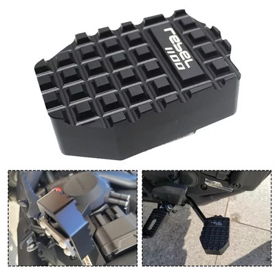 Black Foot Brake Pedal Extension Pad For Honda Rebel 1100 CMX 1100 DCT 2021-2023