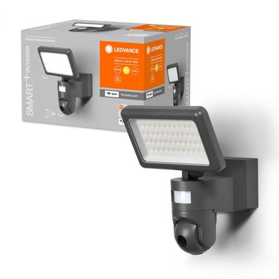 LEDVANCE SMART+ WIFI FLOOD AUTO CAM 20cm - LED Fluter mit Bewegungs