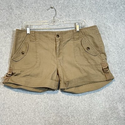 So Wear It Declare It  Sandstone Cuffed Shorts Bottoms Size 13