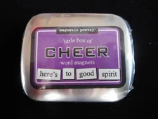 New Magnetic Poetry Little Box of CHEER Word Magnets