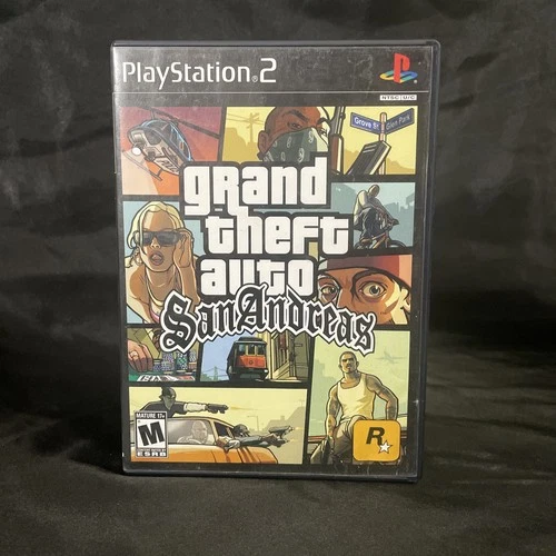 Grand Theft Auto: San Andreas (Sony PlayStation 2, 2004) CIB