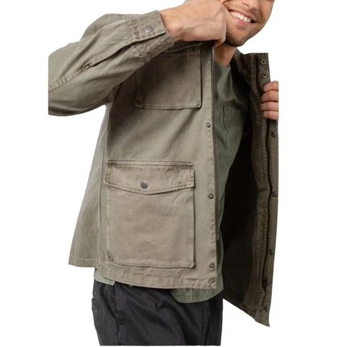 Rails Porter Field Utility Jacket Men Size S Sage Green Pockets Full Zip Army image 12