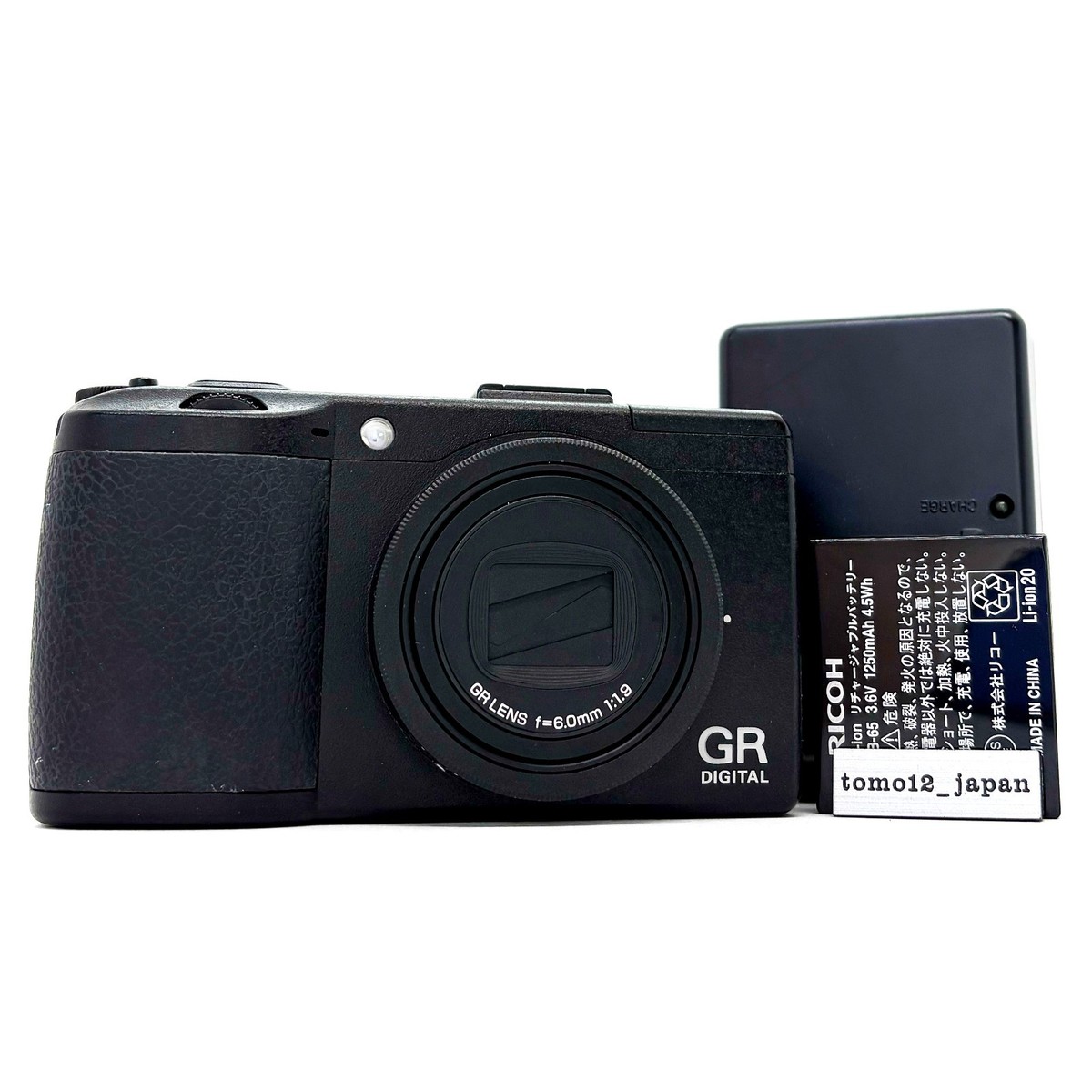 RICOH GR Digital III 3 Compact Camera 10.0MP 4x Zoom 28mm black 