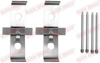 Quick Brake 109-1674 ZubehöRsatz, Scheibenbremsbelag For CitroËN Fiat Mitsubishi
